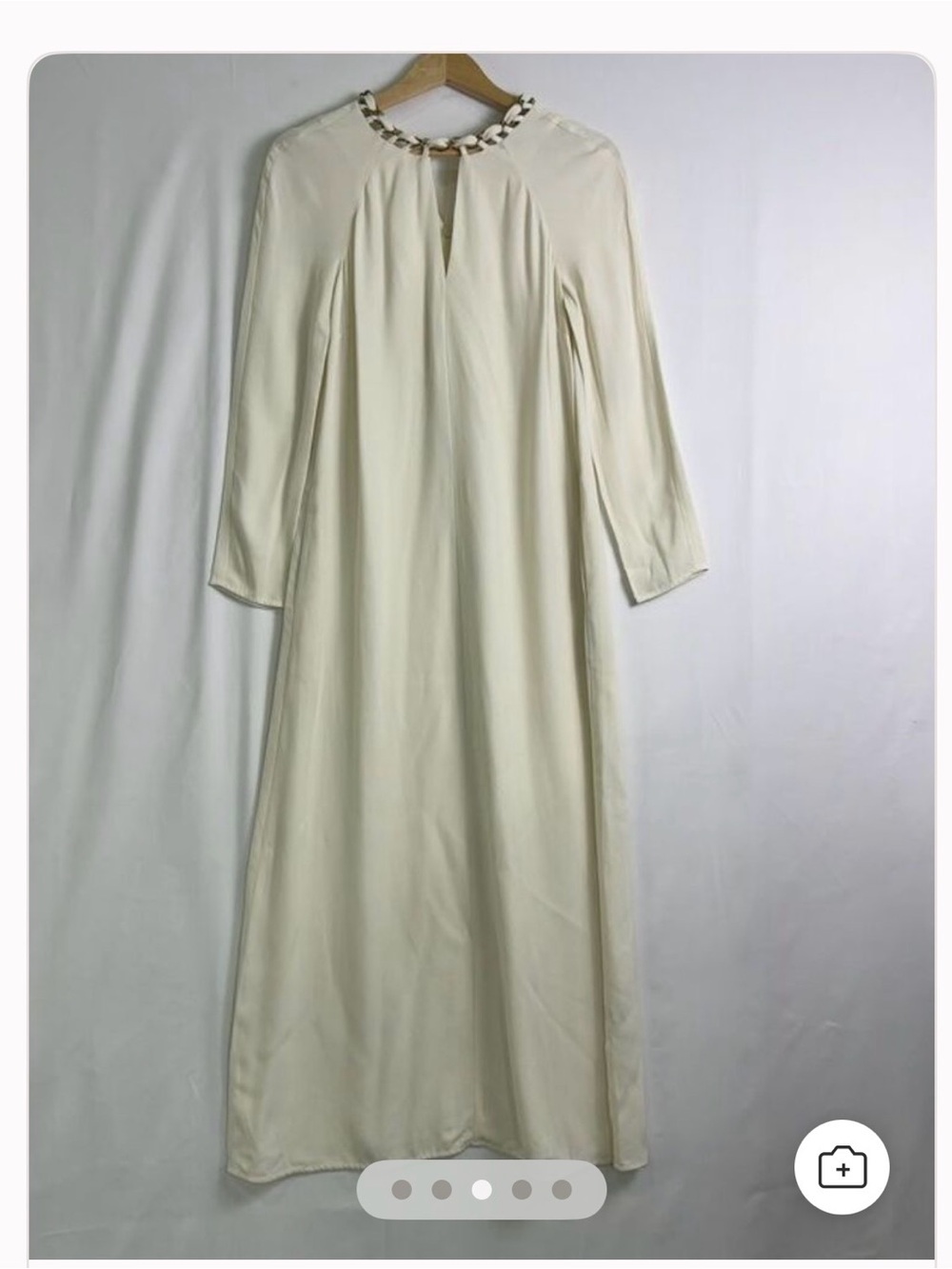 Zimmermann Cream Maxi Dress with Gold Chain Detail Brand New 0P - Picture 7 of 7